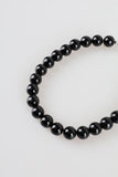 Big black ball necklace