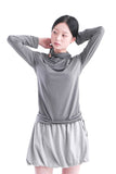 DRAPE STRAP NECK TEE