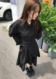 TIERED COTTON SKIRT
