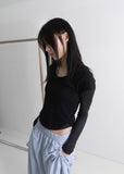 CROP HALF T