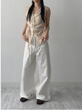 Mocha Strap Sleeveless Blouse