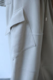 Fleece banding cargo pants