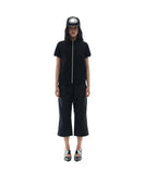 Metallic Tape Track Zip-Up