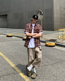 Cotton Two Tuck Bermuda Banding Pants
