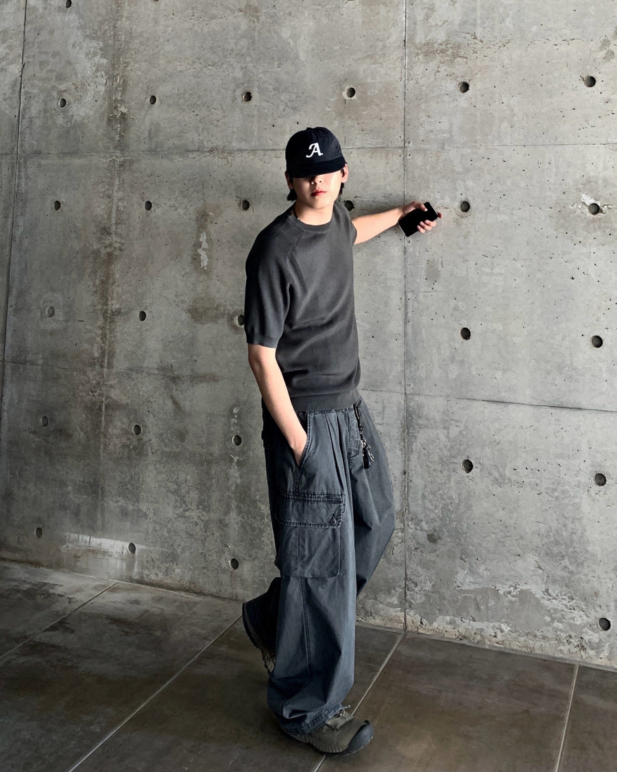 【KOOLOSET】Raglan Half Knit KOOLOSET (クロゼット) - ラグランハーフニット / Raglan Half