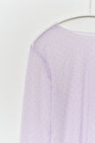 (W) Jane Mesh Dot Top