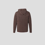 Kell Button Striped Hoodie