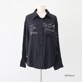 Revill See-Through Lettering Shirt