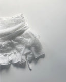 Bella Shirring Lace Skirt