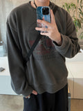 Kendo Waffle Crop Sweatshirt