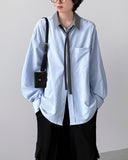 Block Stripe Balloon Shirt