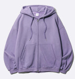 Pile Overfit Two-Way Hood Zip-Up