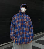 Check Over Hood Shirt Jk