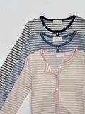 Jerry Stripe Cardigan T-Shirt