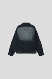 Melton Striped Denim Jacket