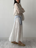 Waltz See-through Zip-up Blouse