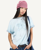 Check Star Applique T-shirt
