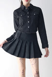Mintini washed denim shirt