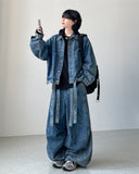 Hermes Belt Wide Denim