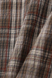 Lit Wrinkle Checked Shirt