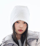 Hairy stripe over beanie