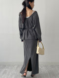 Lace Ribbed Square Sleeveless
