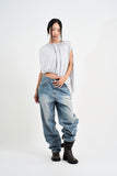 Sagging baggy denim pants