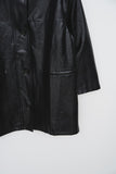 (W) Madam Half Leather Coat