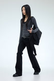 PRTN)High-rise slim flare jeans