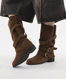 Tongue Two Way Long Boots