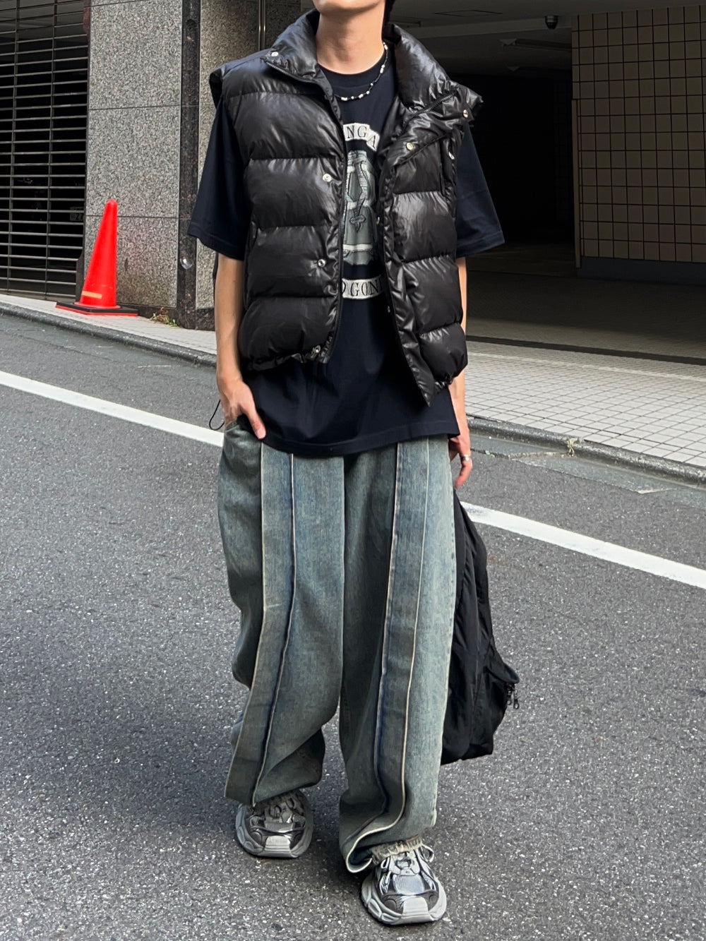【KOOLOSET】Front Pintuck Bijo Denim KOOLOSET (クロゼット) - フロントピンタックビジョデニム