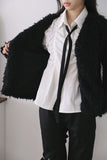 Fluffy fur cardigan