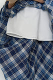 (W) Campus Checked Skirt
