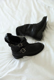 Three Buckle Strap Middle Boots