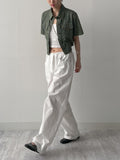 Stopper Nylon Wide Pants