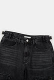 Code cargo bermuda denim pants