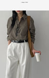 [Unisex] Solid Cotton Overfit Shirt