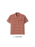 East Cropped Square Check Shirt