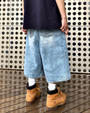 Military Vintage Camo Bermuda Denim