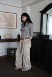 One Pleated Wrinkle Blouse