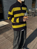 KL Stripe Button Knit