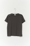 Road Slim Button Top
