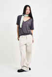 Tencel Deep V-Neck T-Shirt