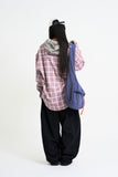 Western check over shirt