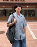 RN Open Collar Pocket Half Shirt