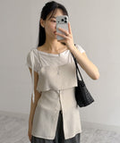 Attention Pleated Layered Bustier