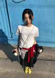 FRILL HEART T-SHIRT