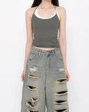 Lenin Layered Halter Sleeveless Set