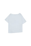 PRTN) Hotfix One-Shoulder Unbalanced T-shirt