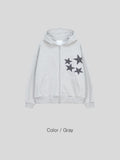 Galaxy Patch Zip Hoodie